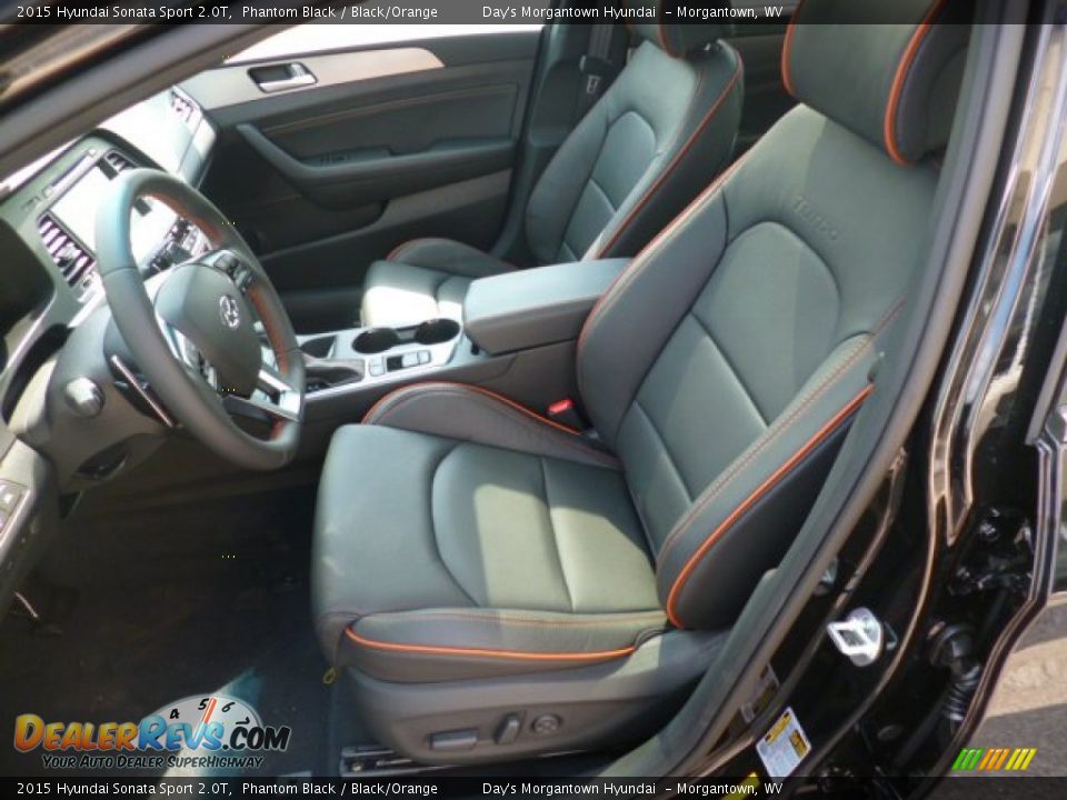 Front Seat of 2015 Hyundai Sonata Sport 2.0T Photo #15