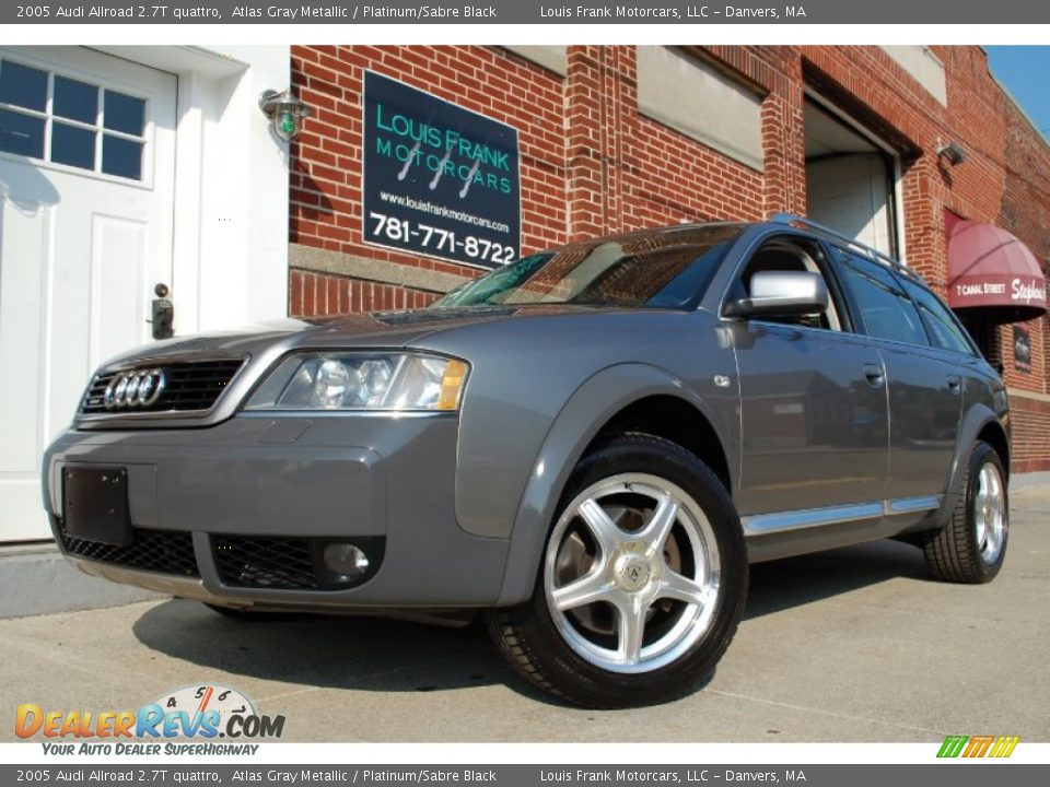 2005 Audi Allroad 2.7T quattro Atlas Gray Metallic / Platinum/Sabre Black Photo #4