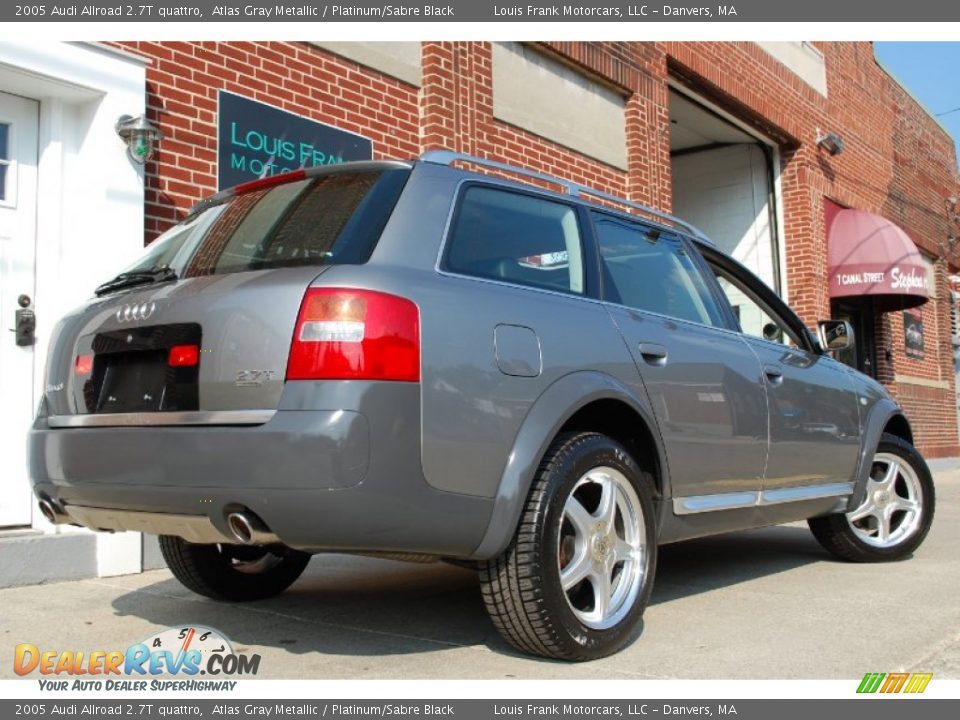 2005 Audi Allroad 2.7T quattro Atlas Gray Metallic / Platinum/Sabre Black Photo #5