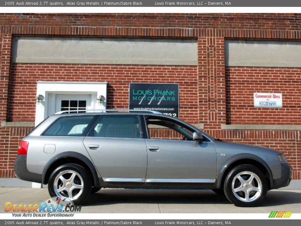 2005 Audi Allroad 2.7T quattro Atlas Gray Metallic / Platinum/Sabre Black Photo #6