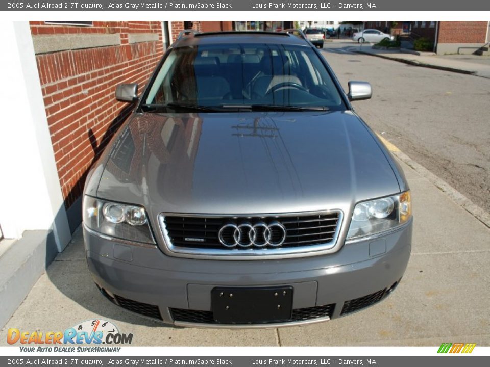 2005 Audi Allroad 2.7T quattro Atlas Gray Metallic / Platinum/Sabre Black Photo #7
