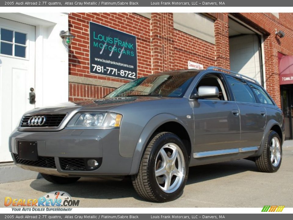 2005 Audi Allroad 2.7T quattro Atlas Gray Metallic / Platinum/Sabre Black Photo #9