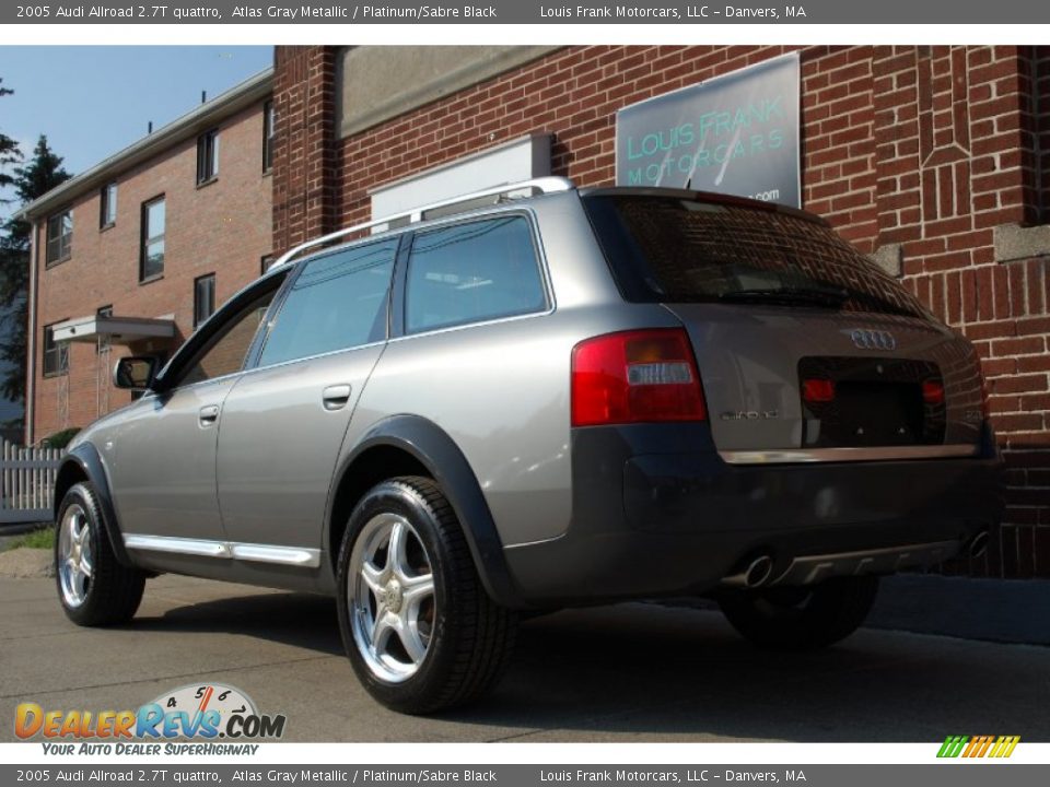 2005 Audi Allroad 2.7T quattro Atlas Gray Metallic / Platinum/Sabre Black Photo #11
