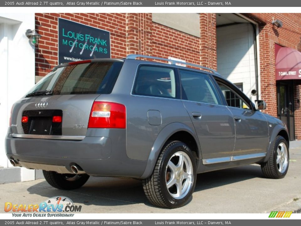 2005 Audi Allroad 2.7T quattro Atlas Gray Metallic / Platinum/Sabre Black Photo #12