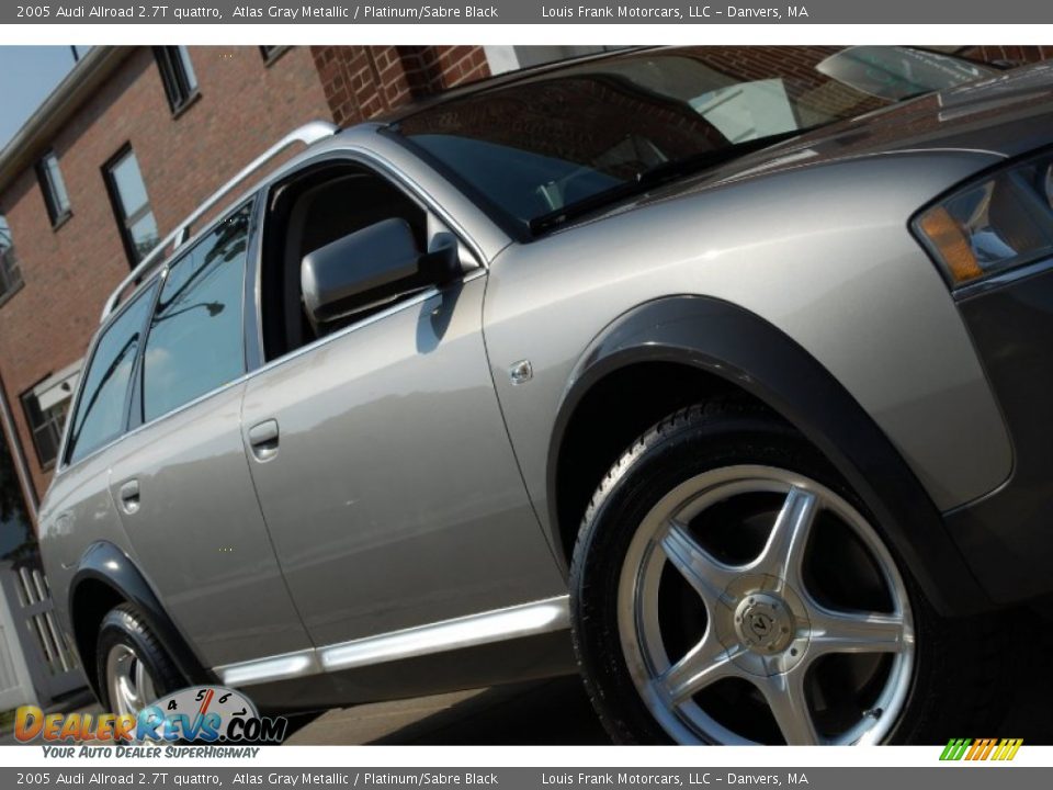 2005 Audi Allroad 2.7T quattro Atlas Gray Metallic / Platinum/Sabre Black Photo #13