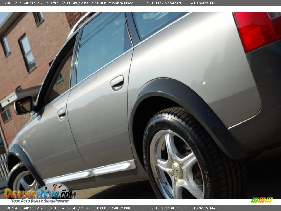 2005 Audi Allroad 2.7T quattro Atlas Gray Metallic / Platinum/Sabre Black Photo #14