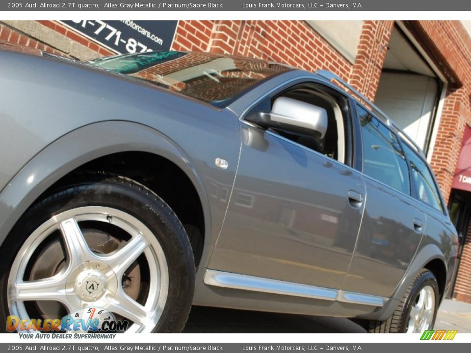 2005 Audi Allroad 2.7T quattro Atlas Gray Metallic / Platinum/Sabre Black Photo #15