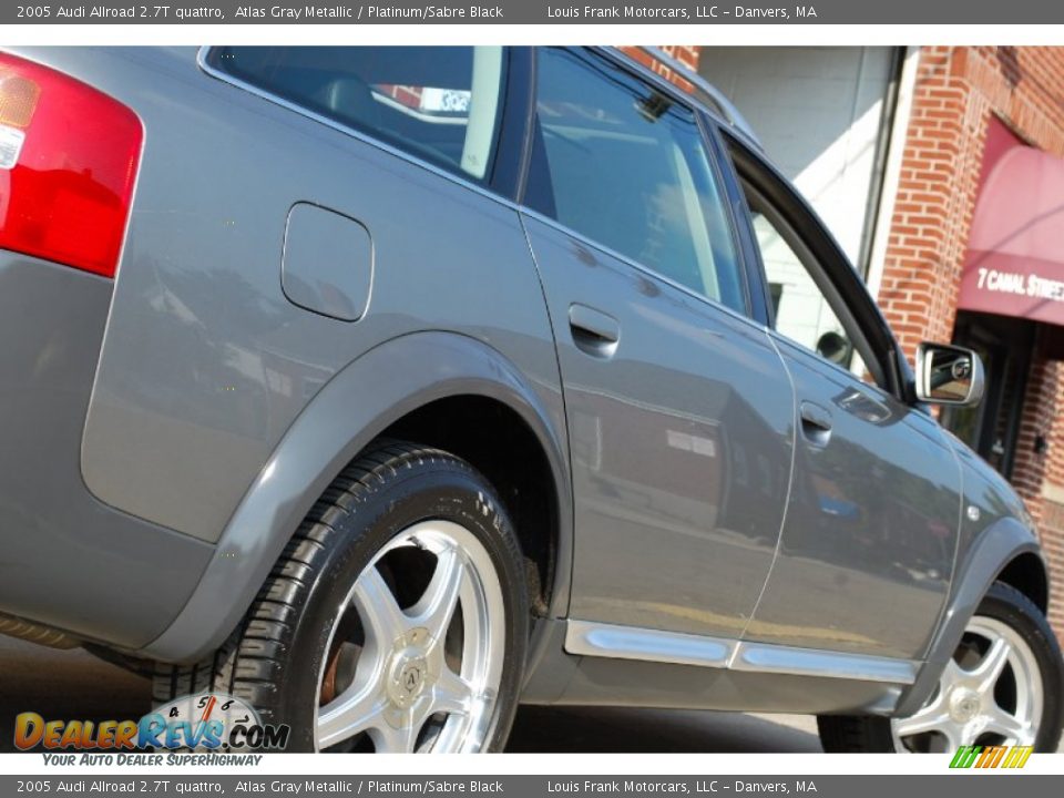 2005 Audi Allroad 2.7T quattro Atlas Gray Metallic / Platinum/Sabre Black Photo #16