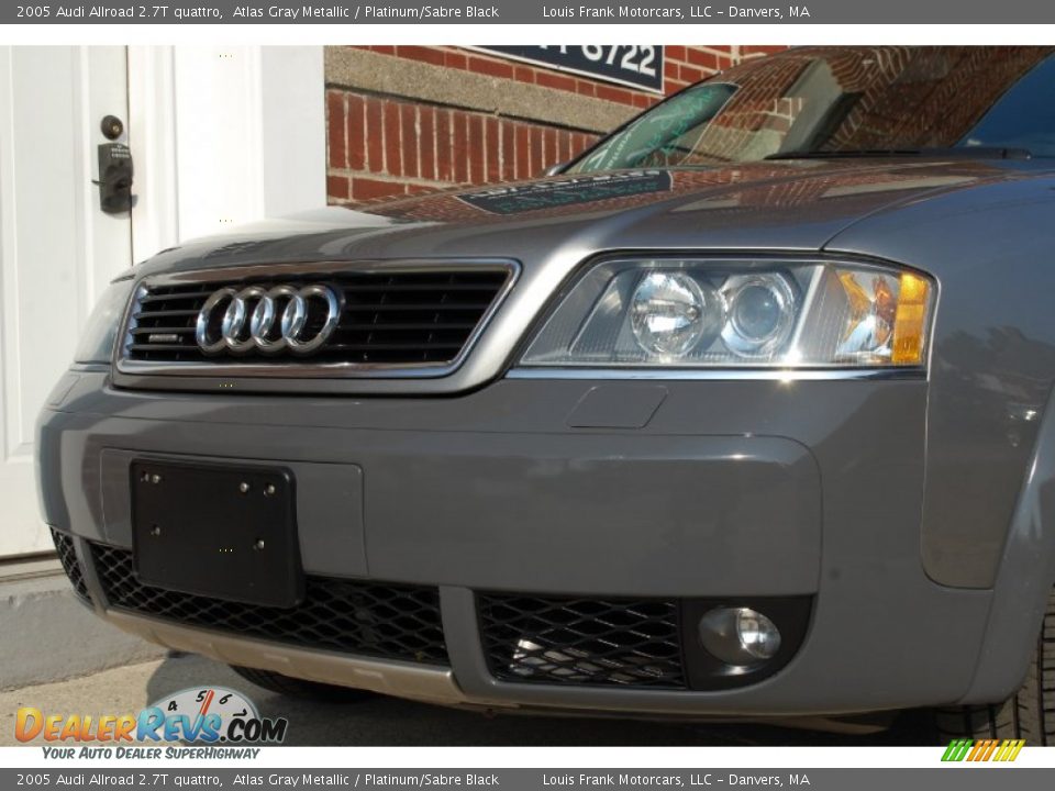 2005 Audi Allroad 2.7T quattro Atlas Gray Metallic / Platinum/Sabre Black Photo #17