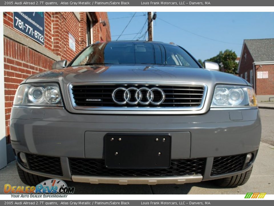 2005 Audi Allroad 2.7T quattro Atlas Gray Metallic / Platinum/Sabre Black Photo #18