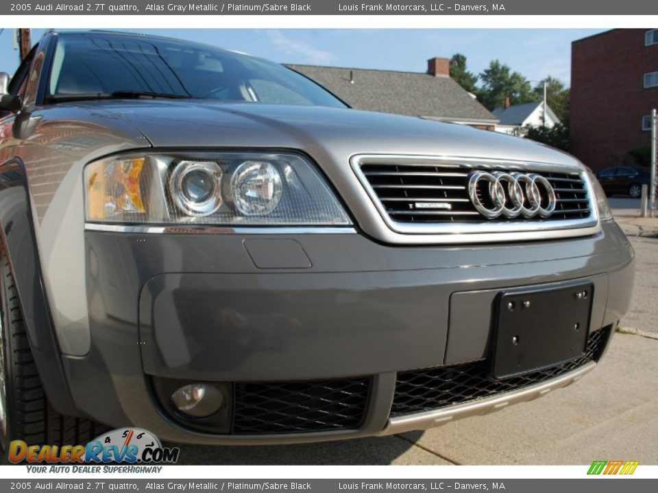 2005 Audi Allroad 2.7T quattro Atlas Gray Metallic / Platinum/Sabre Black Photo #19