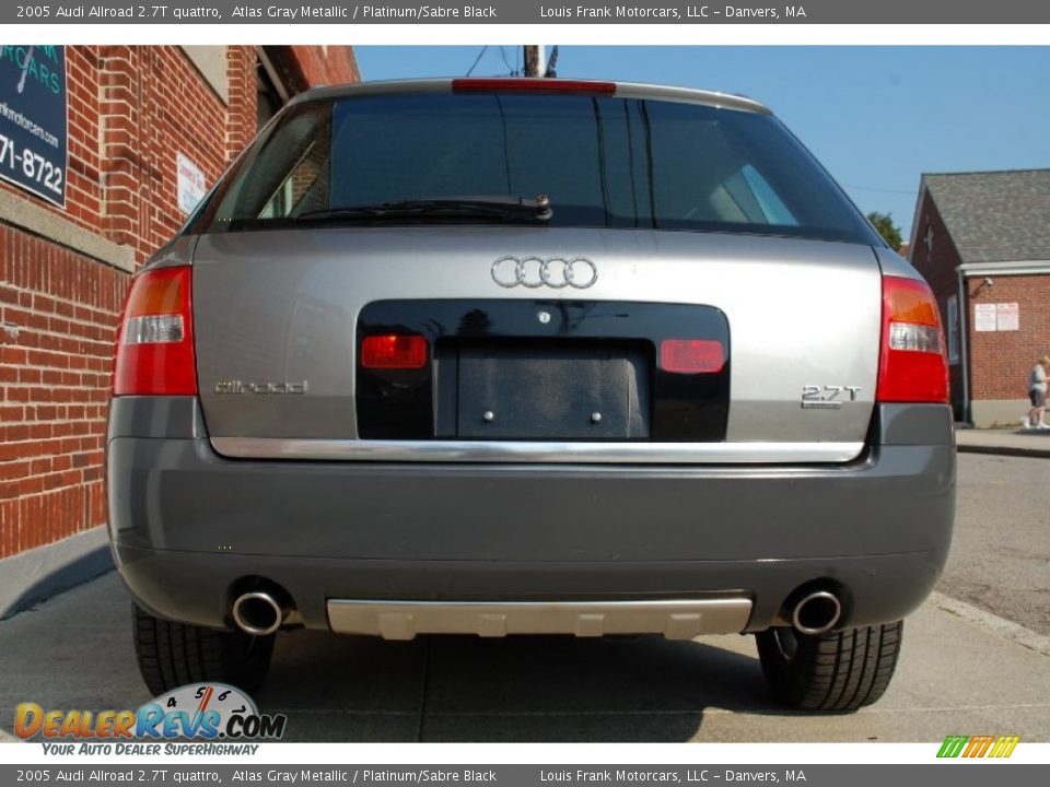 2005 Audi Allroad 2.7T quattro Atlas Gray Metallic / Platinum/Sabre Black Photo #21