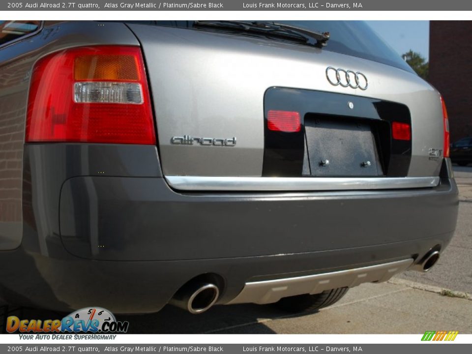 2005 Audi Allroad 2.7T quattro Atlas Gray Metallic / Platinum/Sabre Black Photo #22