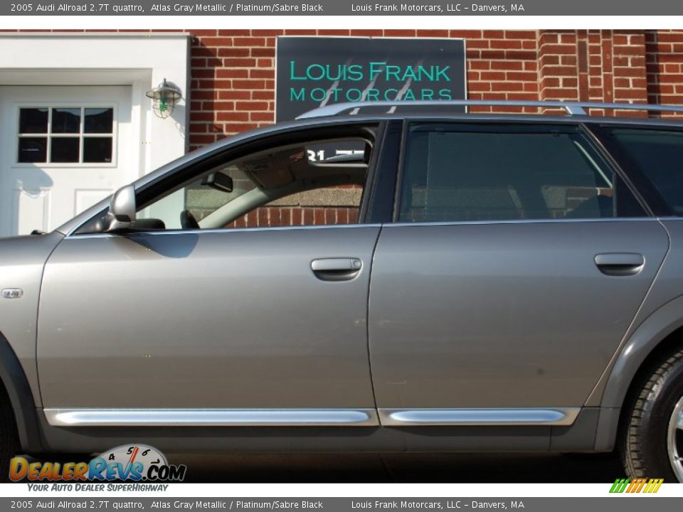 2005 Audi Allroad 2.7T quattro Atlas Gray Metallic / Platinum/Sabre Black Photo #25