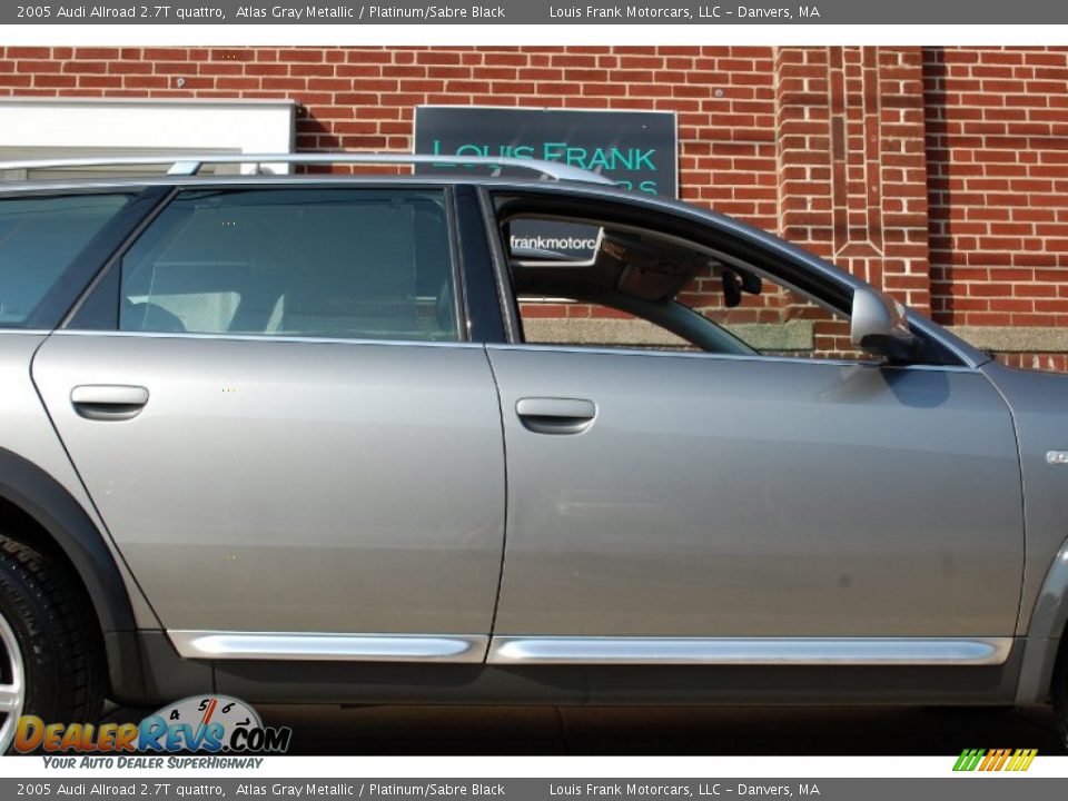 2005 Audi Allroad 2.7T quattro Atlas Gray Metallic / Platinum/Sabre Black Photo #26