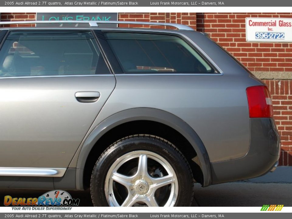 2005 Audi Allroad 2.7T quattro Atlas Gray Metallic / Platinum/Sabre Black Photo #27