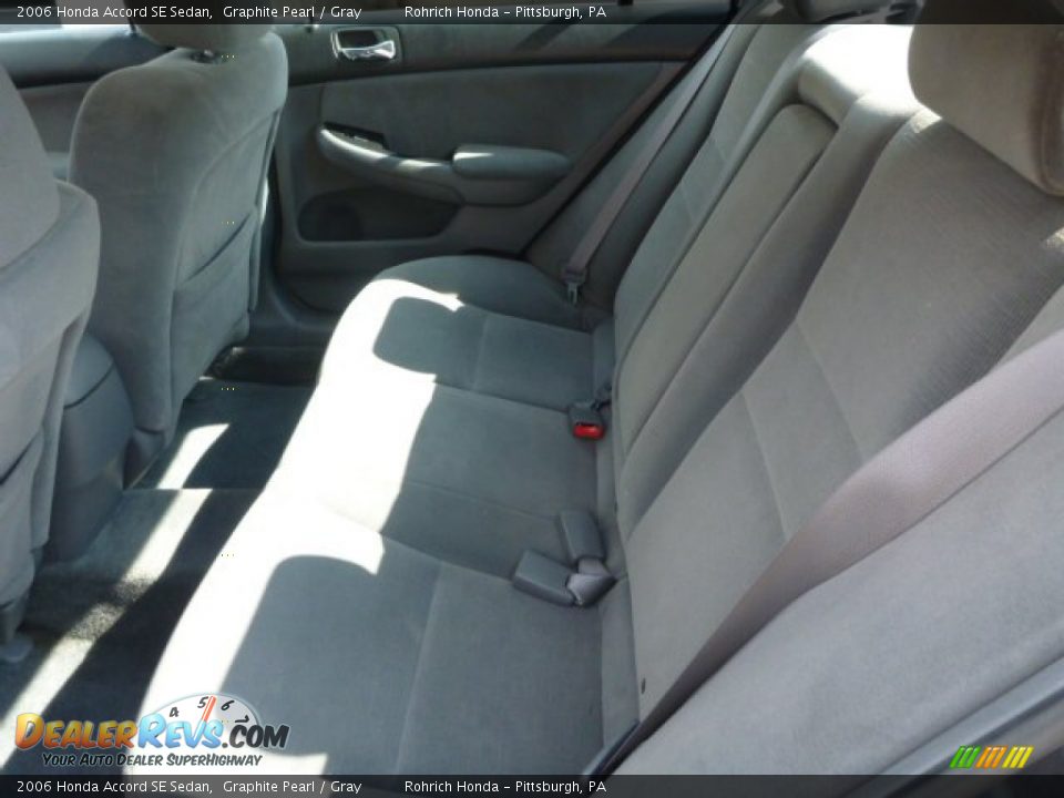 2006 Honda Accord SE Sedan Graphite Pearl / Gray Photo #5