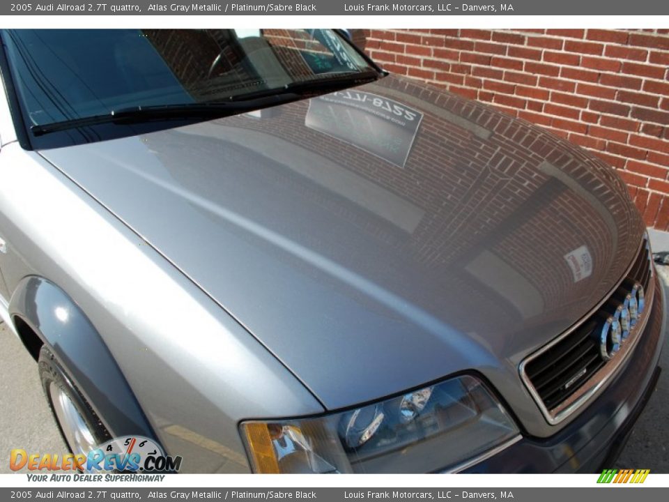2005 Audi Allroad 2.7T quattro Atlas Gray Metallic / Platinum/Sabre Black Photo #30