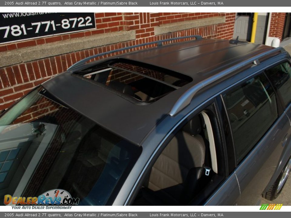 2005 Audi Allroad 2.7T quattro Atlas Gray Metallic / Platinum/Sabre Black Photo #31
