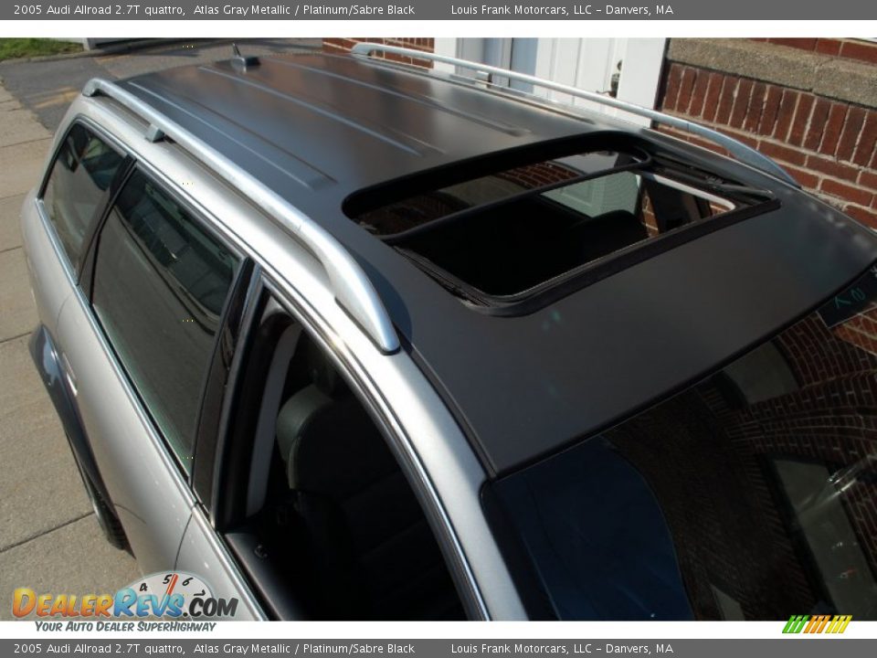 2005 Audi Allroad 2.7T quattro Atlas Gray Metallic / Platinum/Sabre Black Photo #32