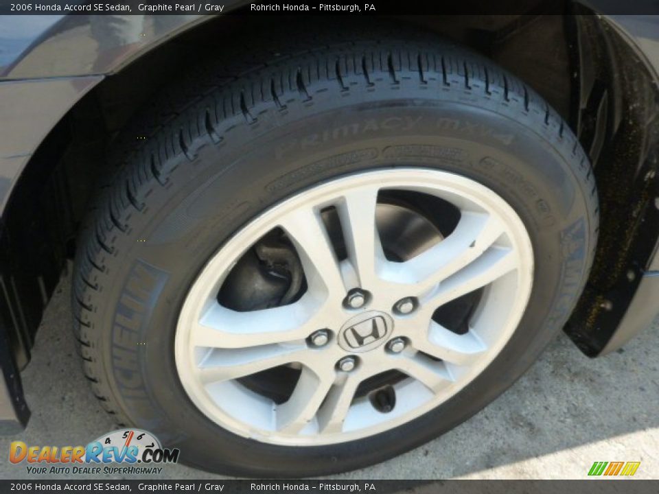 2006 Honda Accord SE Sedan Graphite Pearl / Gray Photo #8