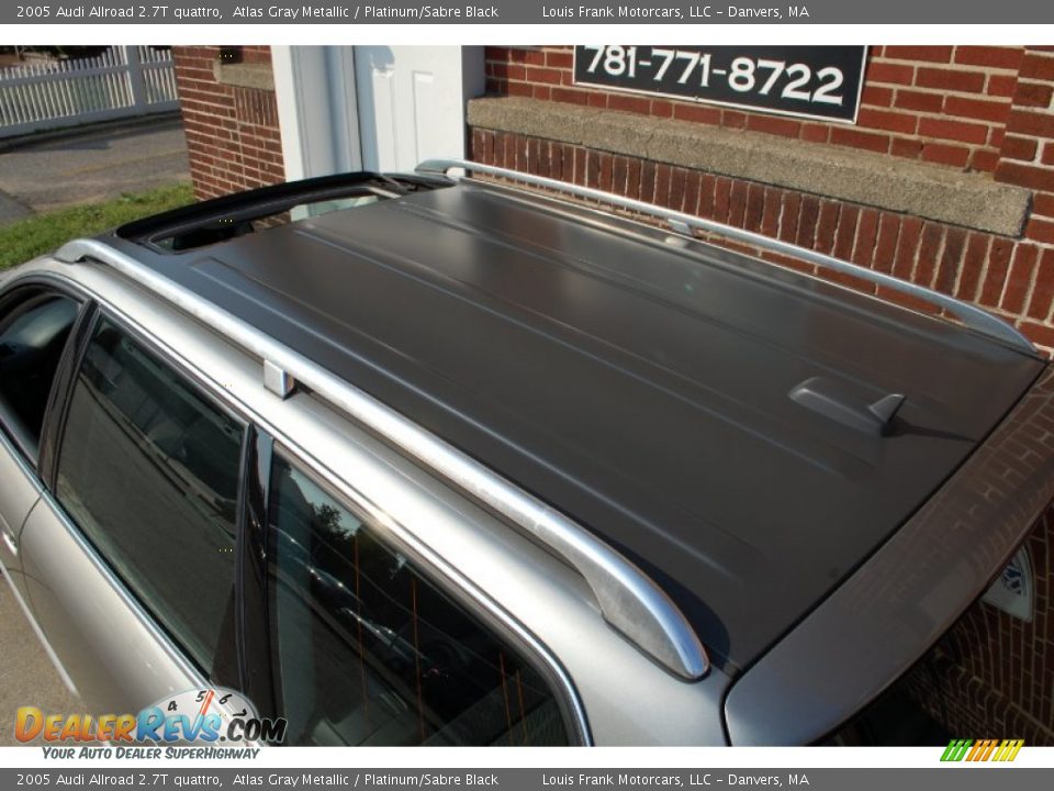 2005 Audi Allroad 2.7T quattro Atlas Gray Metallic / Platinum/Sabre Black Photo #33