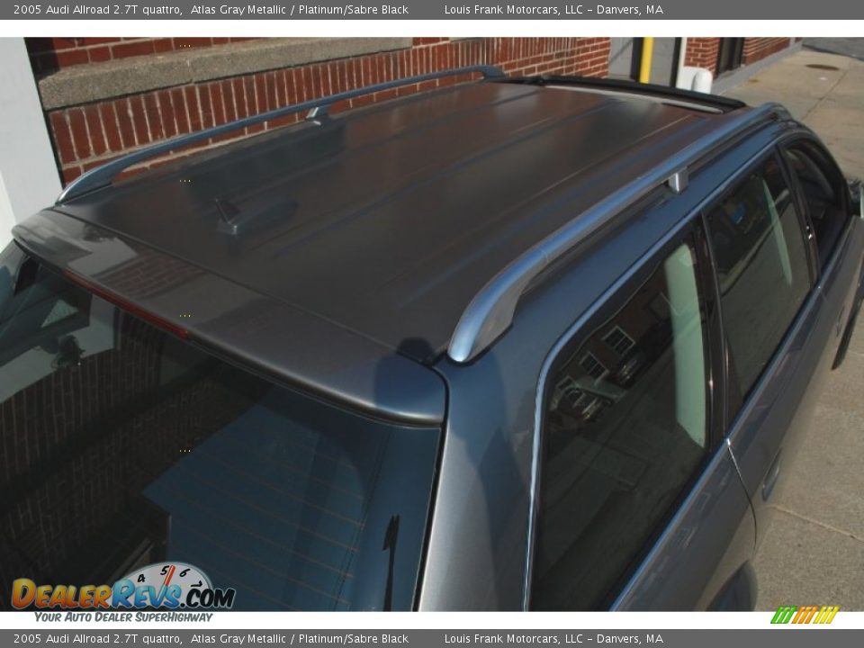 2005 Audi Allroad 2.7T quattro Atlas Gray Metallic / Platinum/Sabre Black Photo #34