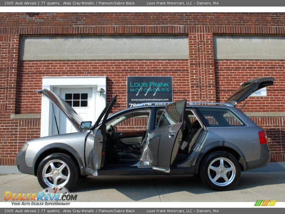 2005 Audi Allroad 2.7T quattro Atlas Gray Metallic / Platinum/Sabre Black Photo #35