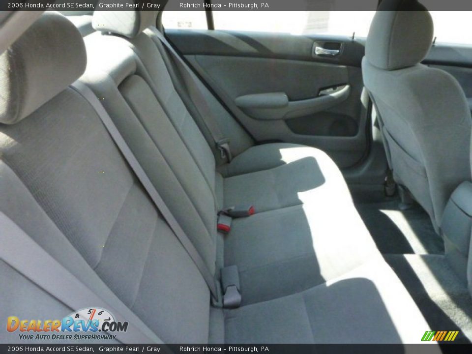 2006 Honda Accord SE Sedan Graphite Pearl / Gray Photo #14