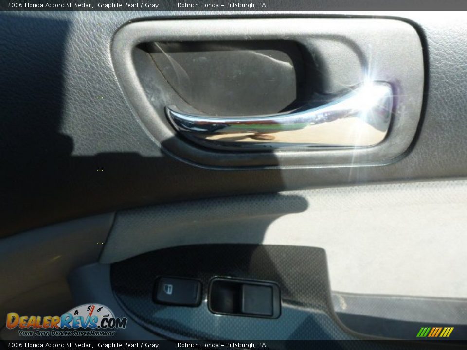 2006 Honda Accord SE Sedan Graphite Pearl / Gray Photo #15
