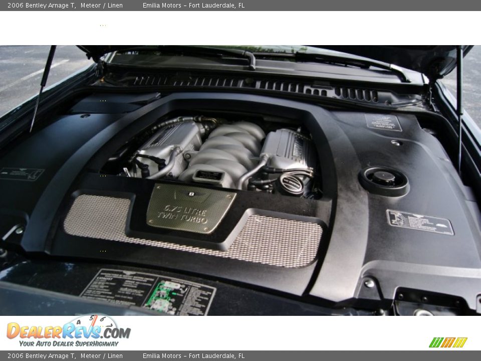 2006 Bentley Arnage T 6.75 Liter Twin-Turbocharged V8 Engine Photo #44
