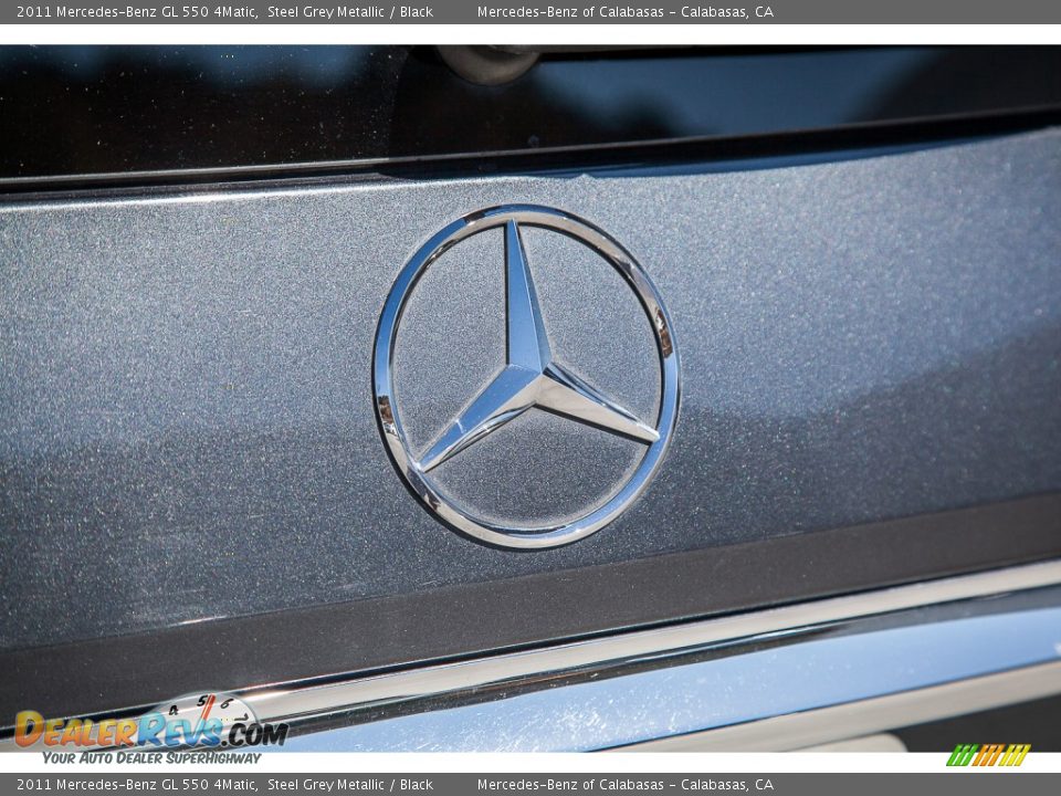 2011 Mercedes-Benz GL 550 4Matic Steel Grey Metallic / Black Photo #31