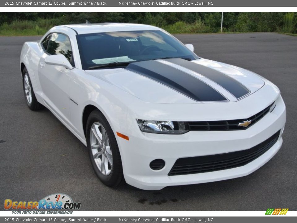 Front 3/4 View of 2015 Chevrolet Camaro LS Coupe Photo #1