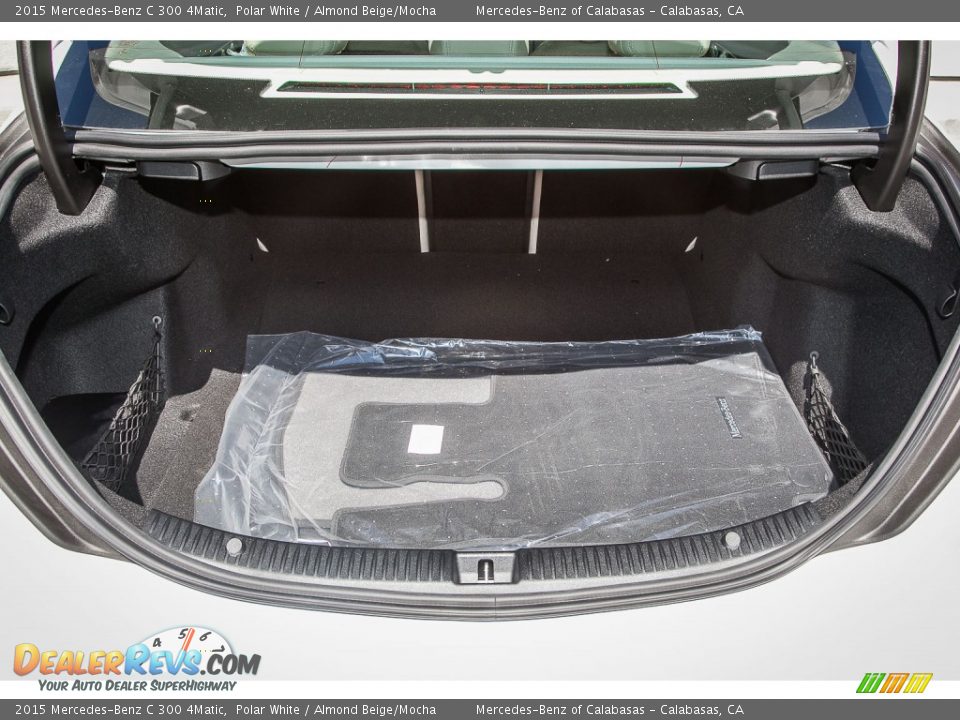 2015 Mercedes-Benz C 300 4Matic Polar White / Almond Beige/Mocha Photo #4
