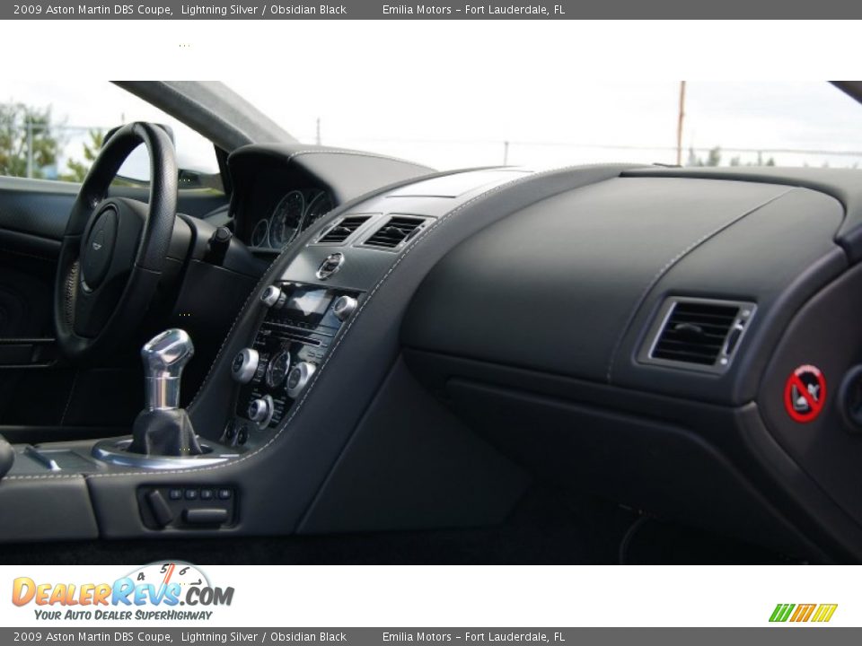 2009 Aston Martin DBS Coupe Lightning Silver / Obsidian Black Photo #41