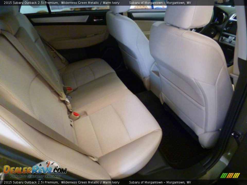 2015 Subaru Outback 2.5i Premium Wilderness Green Metallic / Warm Ivory Photo #10