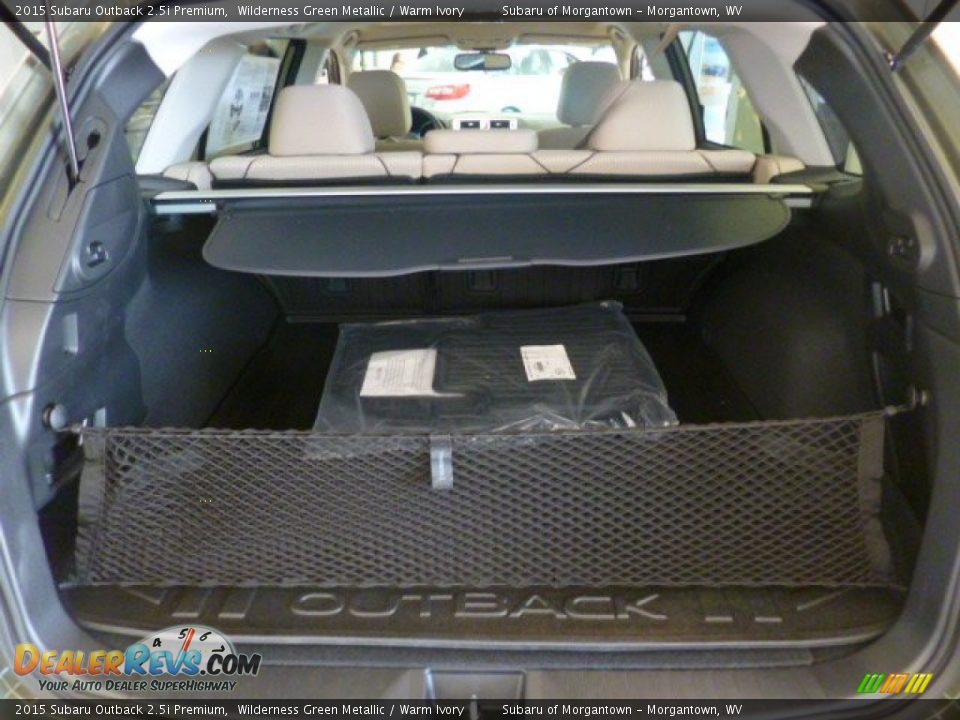 2015 Subaru Outback 2.5i Premium Wilderness Green Metallic / Warm Ivory Photo #11
