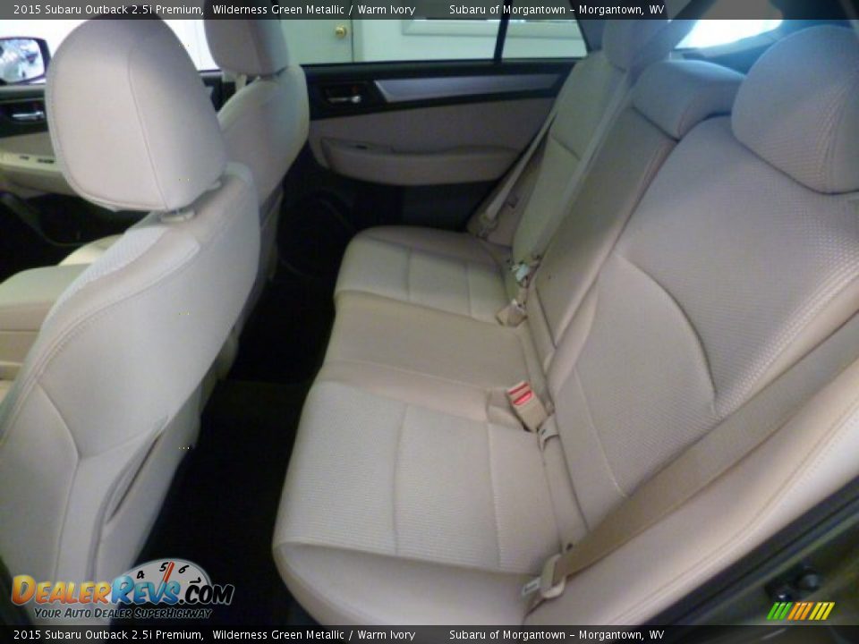 2015 Subaru Outback 2.5i Premium Wilderness Green Metallic / Warm Ivory Photo #12