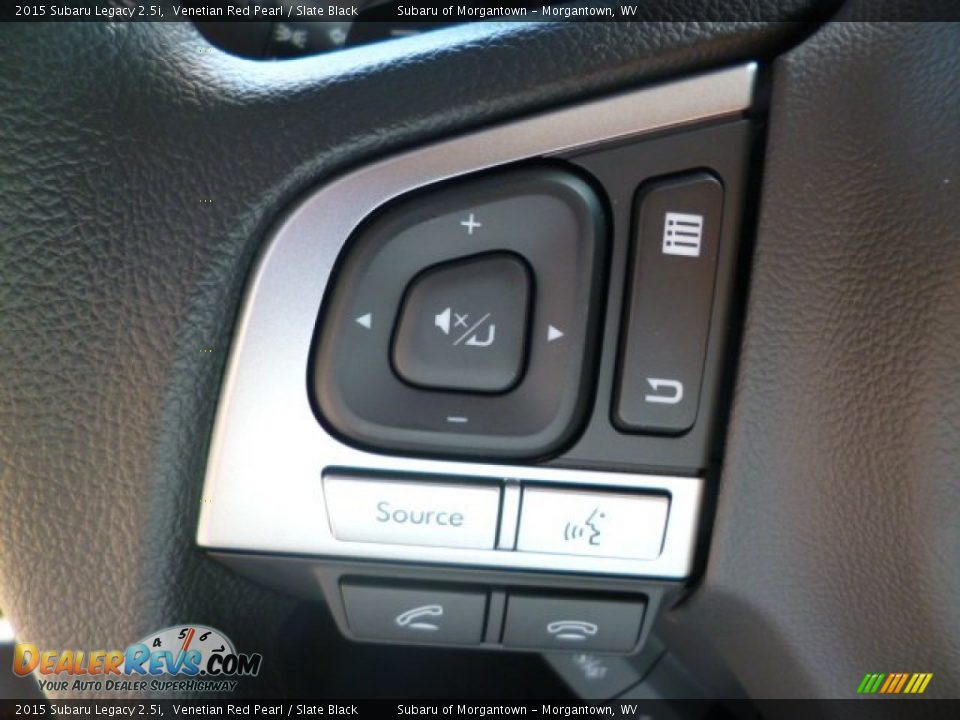 2015 Subaru Legacy 2.5i Venetian Red Pearl / Slate Black Photo #17
