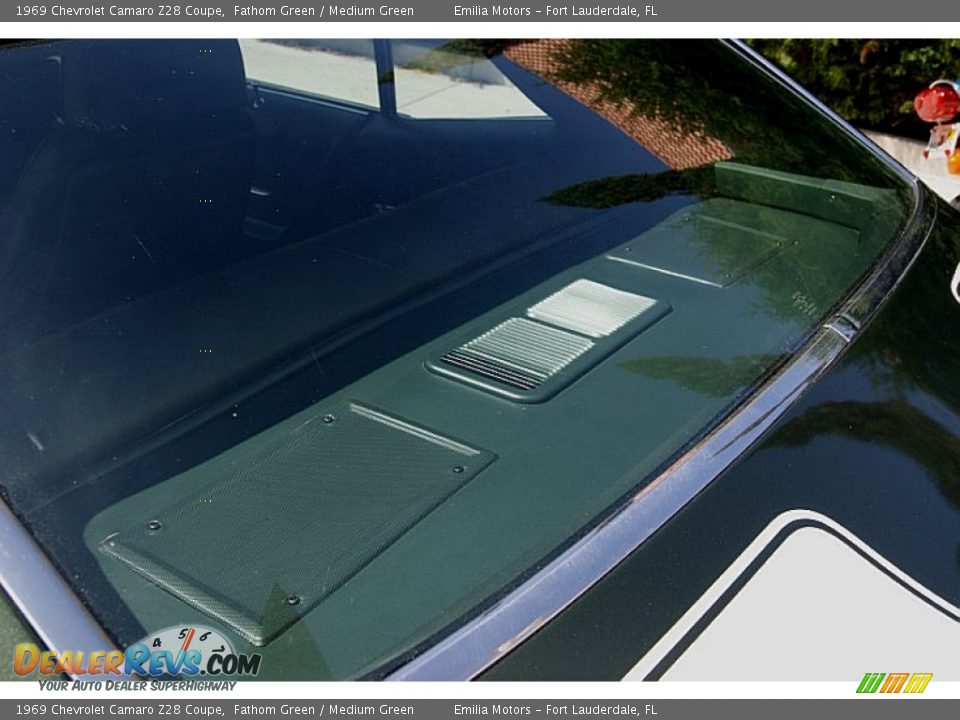 1969 Chevrolet Camaro Z28 Coupe Fathom Green / Medium Green Photo #21