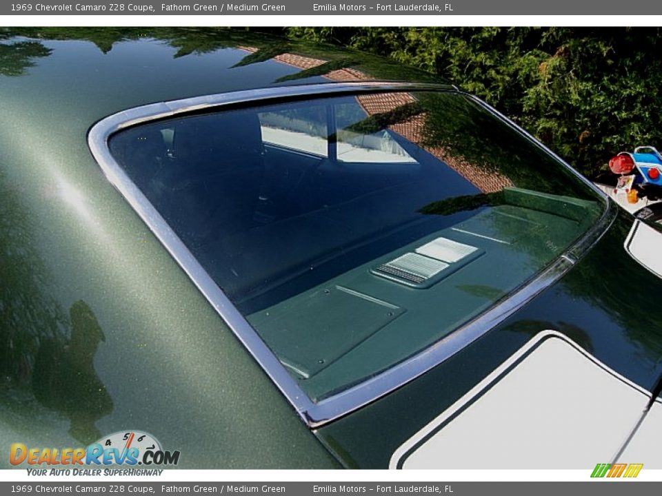 1969 Chevrolet Camaro Z28 Coupe Fathom Green / Medium Green Photo #22