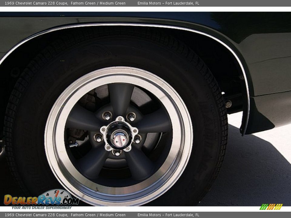 1969 Chevrolet Camaro Z28 Coupe Fathom Green / Medium Green Photo #24