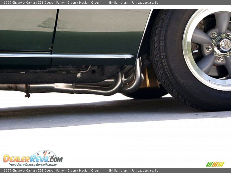 1969 Chevrolet Camaro Z28 Coupe Fathom Green / Medium Green Photo #25