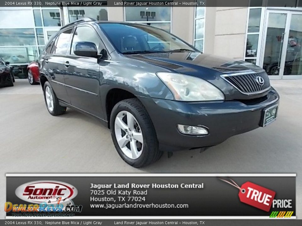 2004 Lexus RX 330 Neptune Blue Mica / Light Gray Photo #1