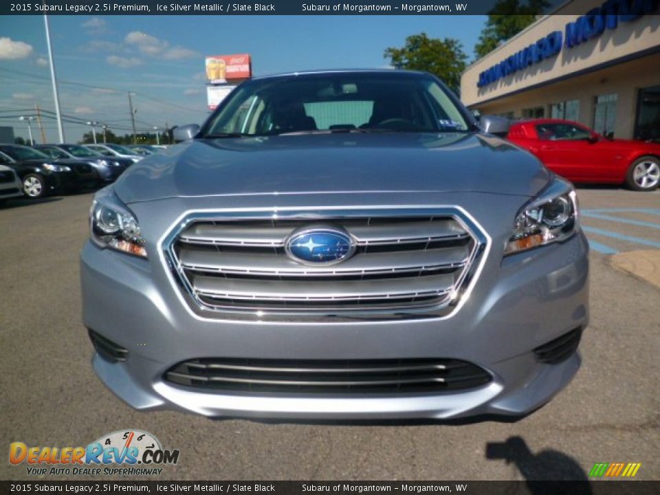 2015 Subaru Legacy 2.5i Premium Ice Silver Metallic / Slate Black Photo #2