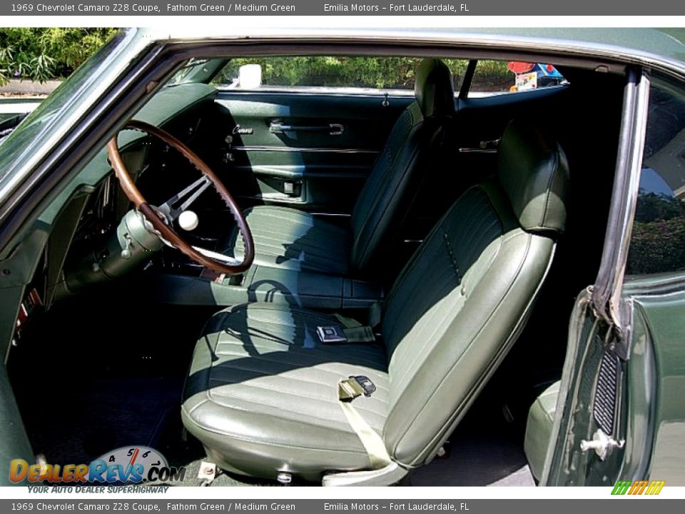 Front Seat of 1969 Chevrolet Camaro Z28 Coupe Photo #36