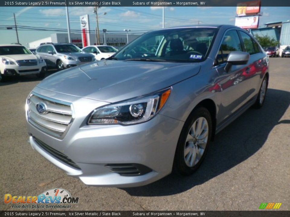 2015 Subaru Legacy 2.5i Premium Ice Silver Metallic / Slate Black Photo #3