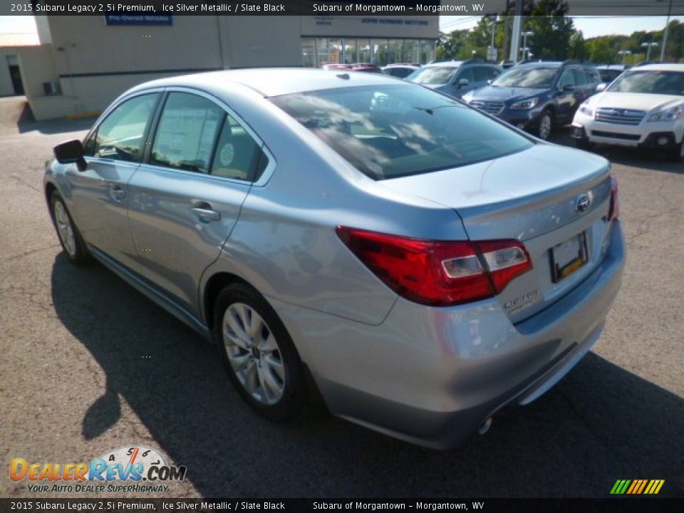 2015 Subaru Legacy 2.5i Premium Ice Silver Metallic / Slate Black Photo #5