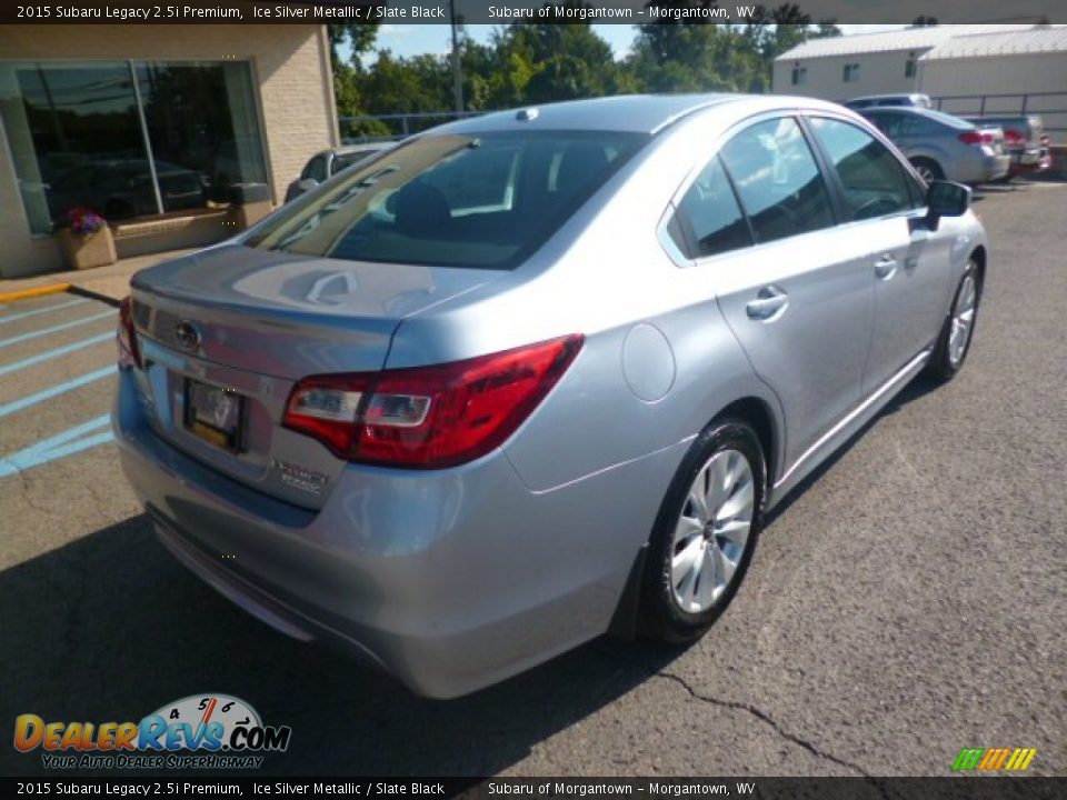 2015 Subaru Legacy 2.5i Premium Ice Silver Metallic / Slate Black Photo #6