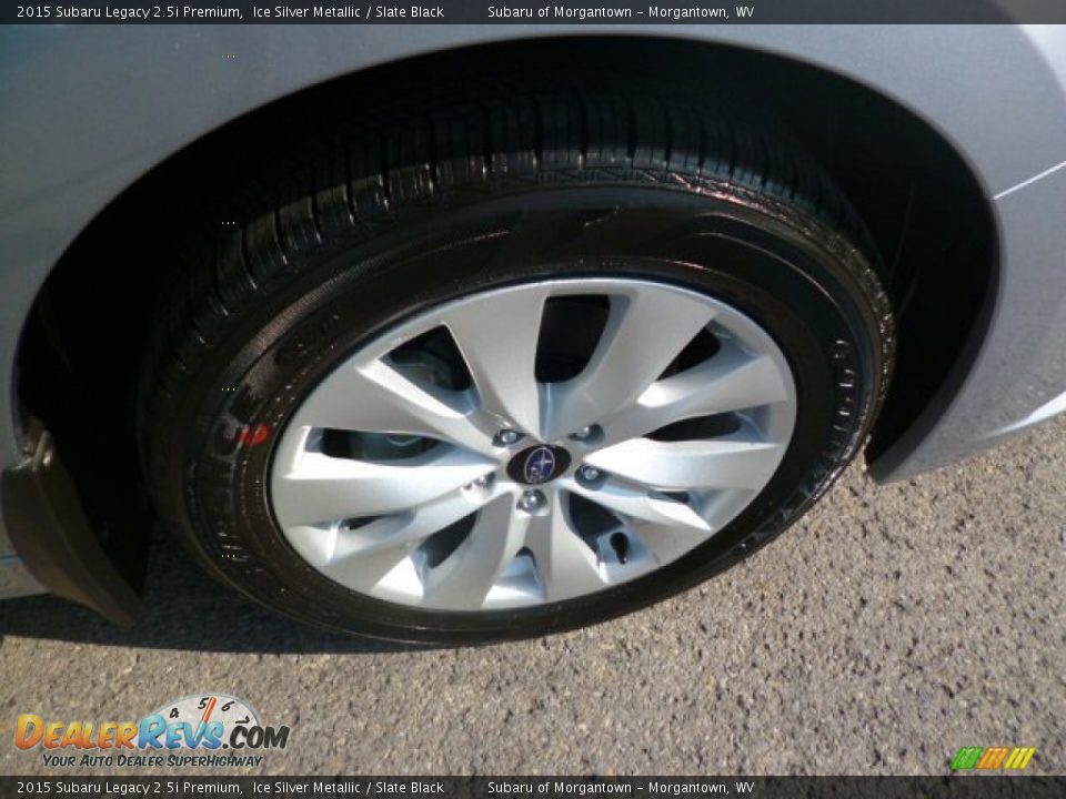 2015 Subaru Legacy 2.5i Premium Ice Silver Metallic / Slate Black Photo #8
